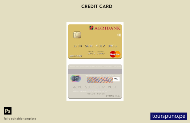 lista para imprimir plantilla de mastercard de Vietnam Agribank